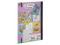 Grafix Kleuren op nummer - 36 pagina's - inclusief 12 genummerde kleurpotloden -