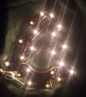 Mini kerstverlichting silhoutte voor binnen ster- kaars of boom