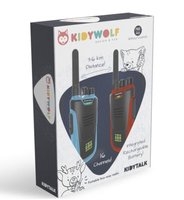 Kidywolf walkie talkie Kidytalk blue-red portofoon